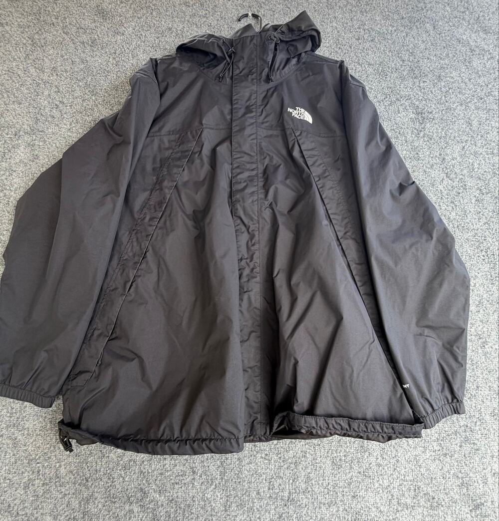 The North Face DryVent Hooded Rain Jacket Men’s 3XL Black NWOT Waterproof